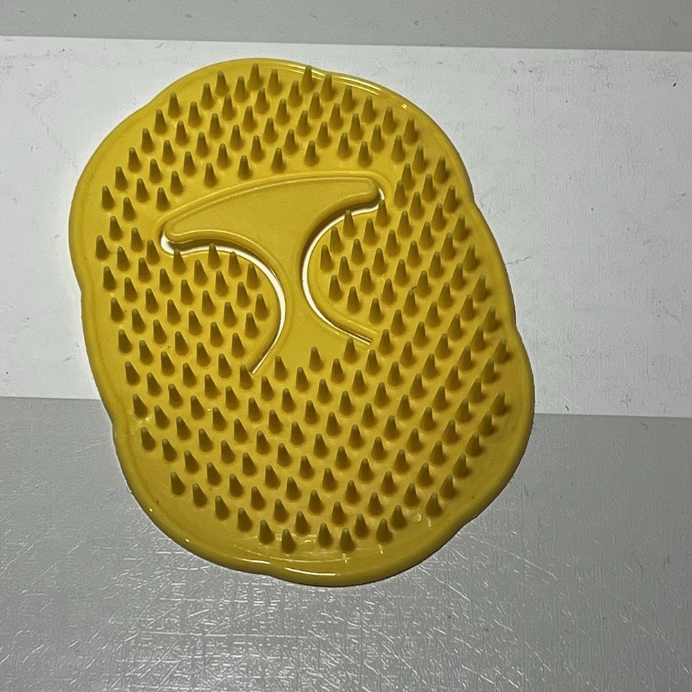 Tupperware All Purpose Pocket Brush Yellow Vintage